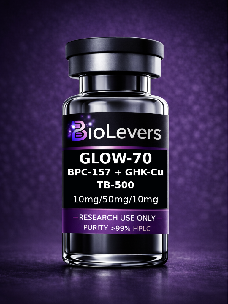 STACK GLOW 70 BPC-157 + GHK-Cu + TB-500